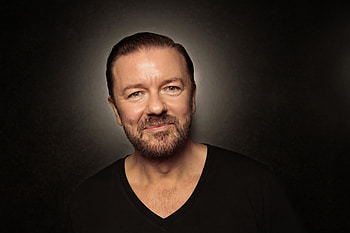 Ricky Gervais, Comedic genius, Stand-up comedy, Award show host HD wallpaper