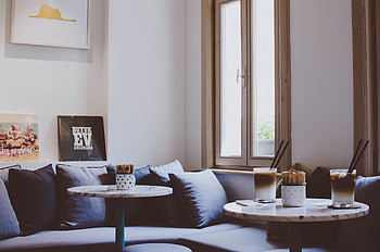 Interior, Coffee, Miscellanea, Miscellaneous, Design, Sofa, Tables HD wallpaper