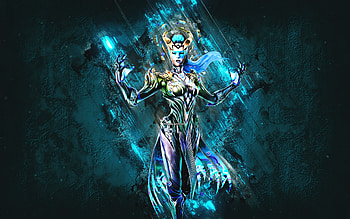 Fortnite Islandbane The Cube Queen Skin, Fortnite, main characters, blue stone background, Islandbane The Cube Queen, Fortnite skins, Islandbane The Cube Queen Skin, Islandbane The Cube Queen Fortnite, Fortnite characters HD wallpaper