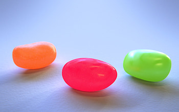 Jelly Beans, Blender artists' work, Creative projects, Digital candy art HD wallpaper