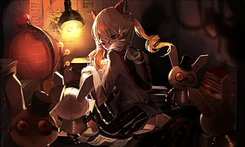 Pixiv Fantasia, Robot, Girl, Cant think of a fourth, Robo, Light, Robot Girl HD wallpaper