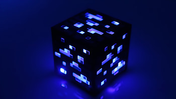 Minecraft Blue Ore —, Video Game, Minecraft, Ore (Minecraft), Blue HD wallpaper
