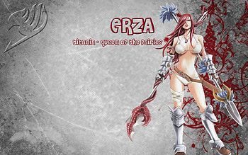 Titania Erza Scarlet Erza Scarlet and background HD wallpaper