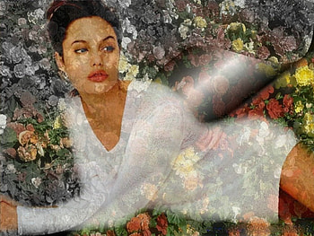 flowery Angelina, talented, beautiful, awesome HD wallpaper