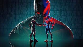 Batman Beyond And Spider Man 2099 Futuristic Justice, batman-beyond, spiderman-2099, superheroes, artwork, artist, digital-art HD wallpaper