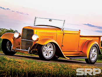 The Long, Winding Road, ford, classic, pickup, orange HD wallpaper