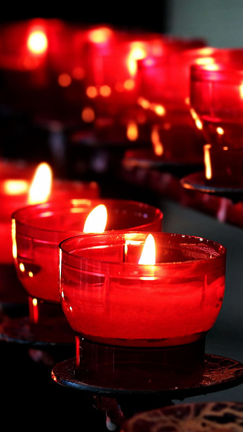 Lightening Candles, candles, lightening HD phone wallpaper
