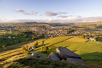 Cities, Houses, View From Above, Village, Hills, Valley HD wallpaper