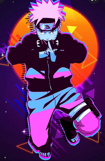 Naruto, magenta, pink HD phone wallpaper