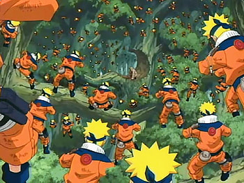 Naruto, trees, outside, anime, boy HD wallpaper