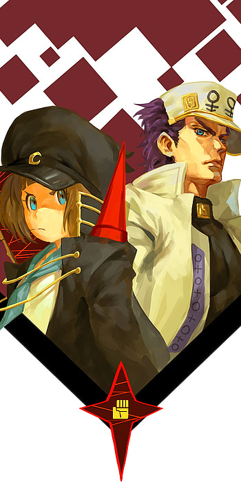 Jojo's Bizarre Adventure, Jotaro Kujo, Anime, crossover HD phone wallpaper