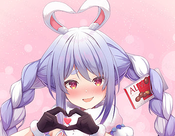 Usada Pekora, hololive, Usada Pekora, Anime, Virtual Youtuber HD wallpaper