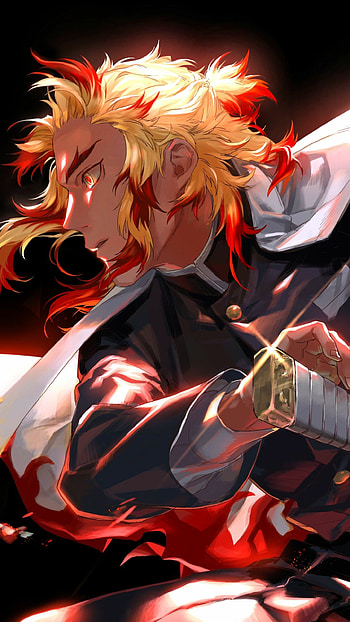 Kyojuro Rengoku, Demon Slayer: Kimetsu no Yaiba HD phone wallpaper