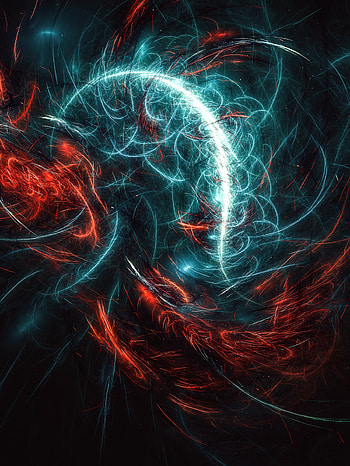 Abstract, Patterns, Lines, Fractal, Glow HD phone wallpaper