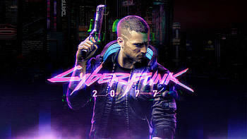 Logo, Cyberpunk 2077 HD wallpaper