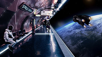 Space Tourism, manipulation space, Station artstation HD wallpaper