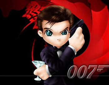 bond 007, 007, cartoon, funny, bond HD wallpaper