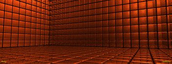 Orange Room, cgi, abstract, 3d, art HD wallpaper