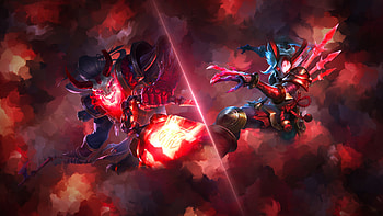Blood Moon Thresh & Kalista by Platna Fan Art Artwork League of Legends lol HD wallpaper