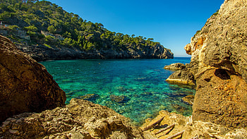 Cala Deia, Tropic HD wallpaper