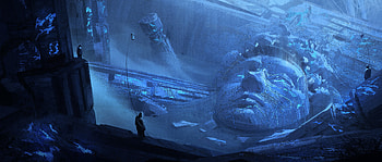 fantasy, statue HD wallpaper