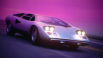Outrun Car , cars, retrowave, outrun HD wallpaper