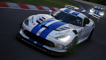 Dodge SRT Viper In Nurburgring Nordschleife Récord, Nürburgring, Dodge Viper SRT10 ACR, Dodge Viper ACR, Dodge Viper, Dodge, video game, Assetto Corsa HD wallpaper