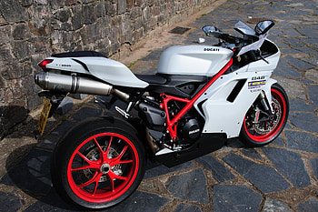 Auto, Stones, Motorcycles, Ducati, Cars, Motorcycle, Tile, 848 HD wallpaper