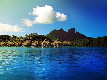 Bora Bora backgrounds, Tranquil paradise, Exotic destination HD wallpaper
