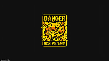 Demon Slayer Danger High Voltage Poster, Demon Slayer: Kimetsu no Yaiba HD wallpaper