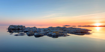 Sunset Isle , sunset, nature HD wallpaper
