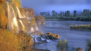 Fall Creek Falls, Idaho HD wallpaper