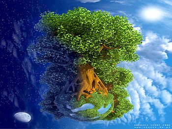 blue, window7, nice, cloudes, earth, planet, moon, shine, window8, water, , beautiful, tree, green, cool, nature, leaf HD wallpaper