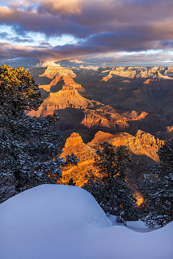 Landscape, Nature, Mountains, Canyon, View From Above HD phone wallpaper