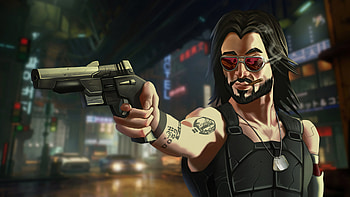 Johnny Silverhand X Keanu Reeves , keanu-reeves, cyberpunk-2077, 2021-games, games, artstation HD wallpaper