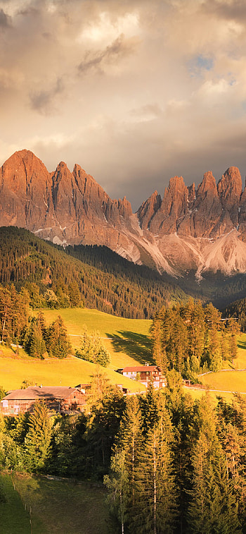 Autumn in Italy mountains, Forest landscapes, , XS Max HD phone wallpaper