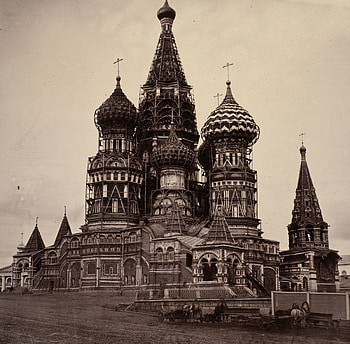 Saint Basil's, Travels, James Mack painting HD wallpaper