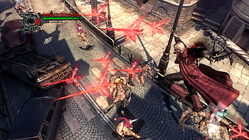 Devil May Cry, aerial, spawn, swords, lucifer, dante, jump HD wallpaper