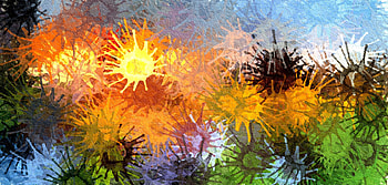 Surface, splatters, paint, colorful HD wallpaper