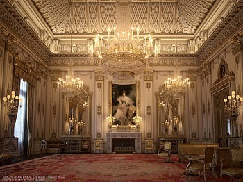 White Drawing Room, Buckingham Palace, Palace interior, Buckingham Palace HD wallpaper
