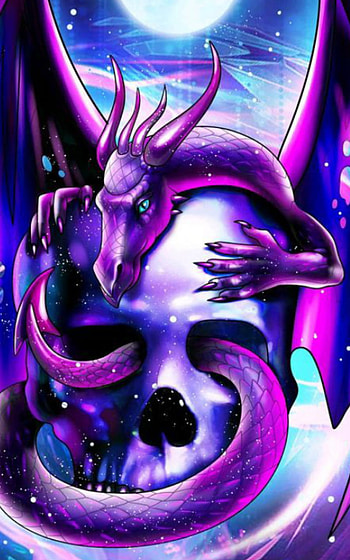 Skull, magenta, pink HD phone wallpaper