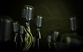 Snakes on micro, Reptiles, Music, Danger HD wallpaper