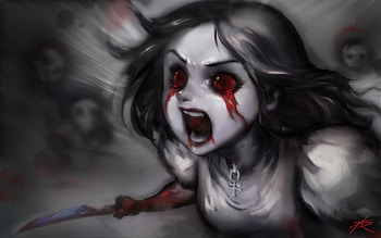 Alice: Madness Returns, Video Game, Blood HD wallpaper