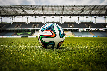 Sports, Football, Ball, Lawn, Stadium HD wallpaper