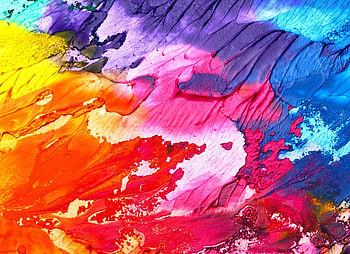 Rainbow art, colorful, abstract, rainbow, art, paint HD wallpaper
