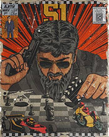 Thala, art, beard HD phone wallpaper