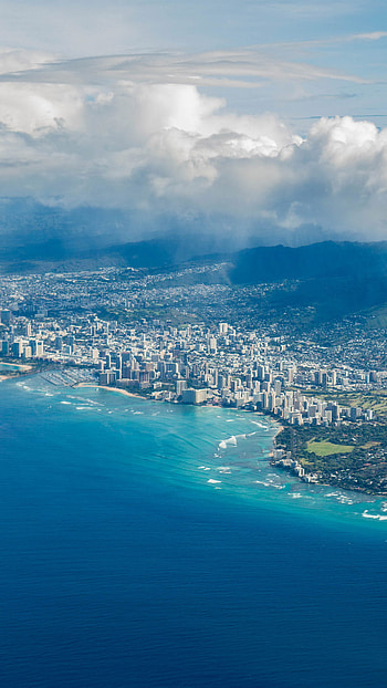 Oahu , Island paradise, Tropical landscapes, Crystal-clear waters HD phone wallpaper