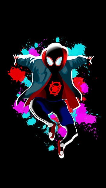 Miles morales/spidey, art, marvel, miles_morales, spiderman, graphic HD phone wallpaper
