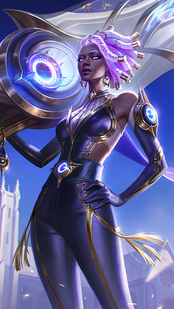 Prestige Lunar Eclipse Senna, video game, League Of Legends HD phone wallpaper