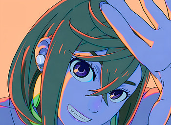 Dandadan : Vibrant Momo Ayase Close-Up in Anime Style, Anime, Dandadan, Momo Ayase HD wallpaper
